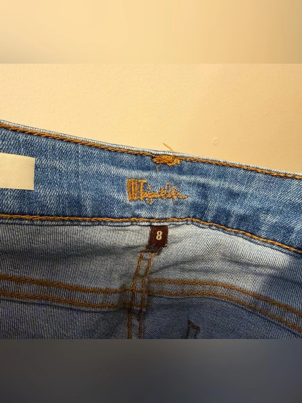 Kut From the Kloth Jean Connie Ankle Skinny embroidered flowers size 8